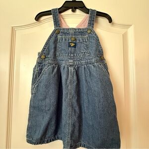 Oshkosh Jean Overall Dress 24 Months